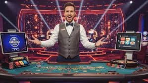 Chat real-time dengan dealer dalam permainan Texas Hold'em Bonus